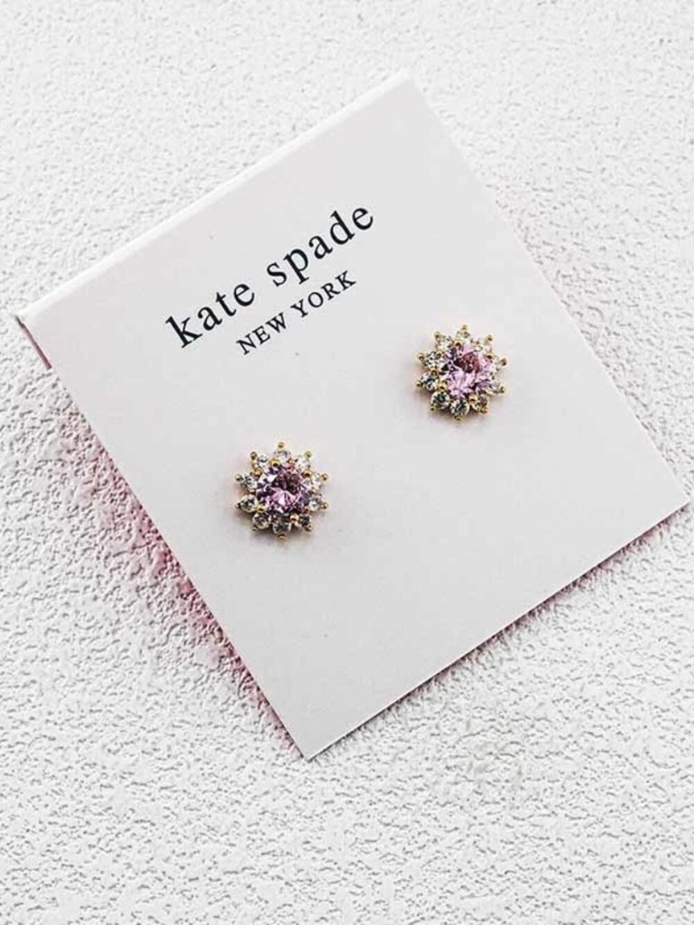Kate Spade Crystal Inlaid Stud Earrings